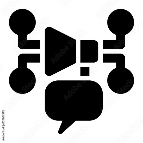 communication channels, communications, broadcasting, communication network, campaign, bulk message, mass message solid or glyph icon