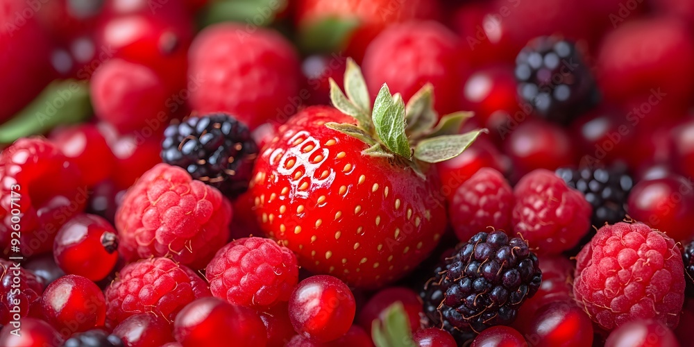 Red fruit background Red fruit background