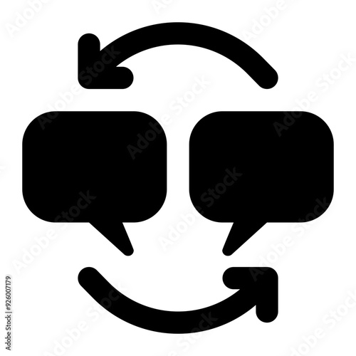 feedback, communications, conversations, interaction, chatting, auto reply, sharing solid or glyph icon
