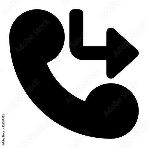 missed call, rejected, missing, telephone call, phone call, call, communications solid or glyph icon