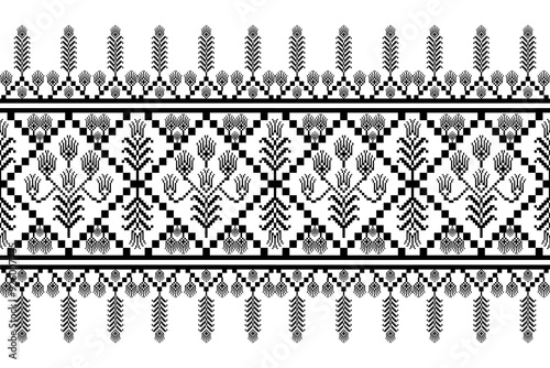 Geometric patterns,flower ,Asian or ethnic patterns,Cross Stitch. Geometric ethnic patterns. Design for Saree, Patola, Sari, Dupatta, Vyshyvanka, rushnyk, dupatta, Clothing, fabric, batik, Knitwear,