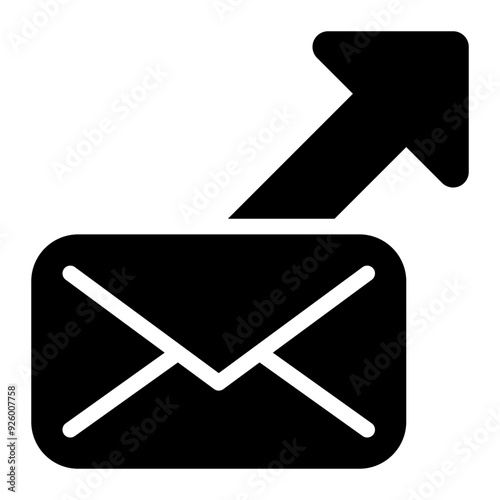send email, sending email, email sent, emailing, communications, email solid or glyph icon