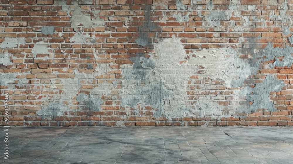 Clean, exposed brick wall with even texture. Clean, exposed brick wall with even texture.