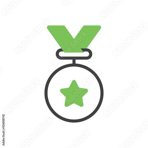 Medal vector icon