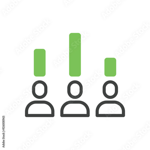 Chart vector icon
