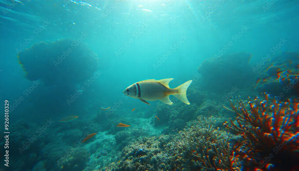 Fototapeta premium deep sea ocean fish