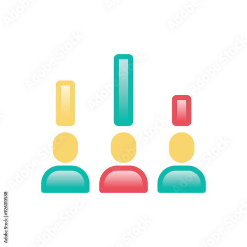 Chart vector icon