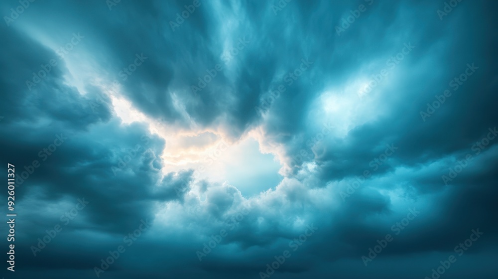 The sky is filled with dark clouds The sky is filled with dark clouds