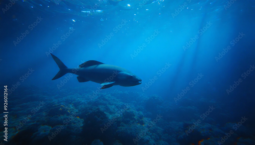 Fototapeta premium deep sea ocean fish