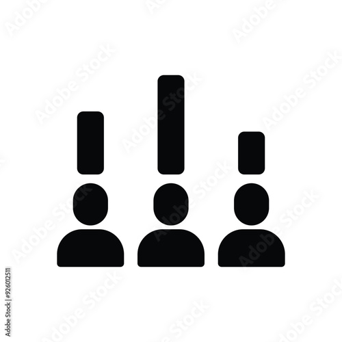 Chart vector icon