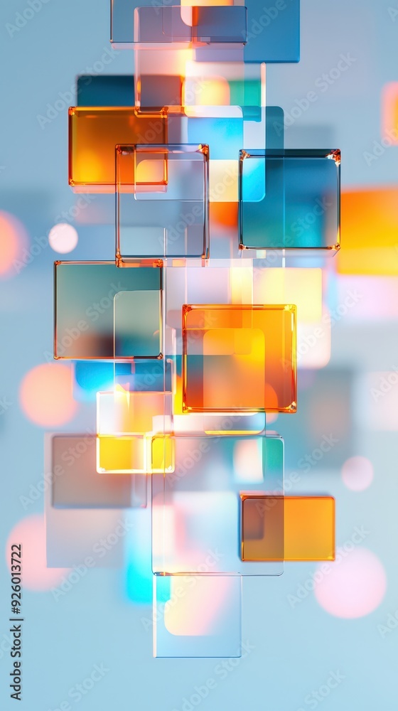Abstract background with metallic geometric shapes overlaid on a gradient backdrop Abstract background with metallic geometric shapes overlaid on a gradient backdrop