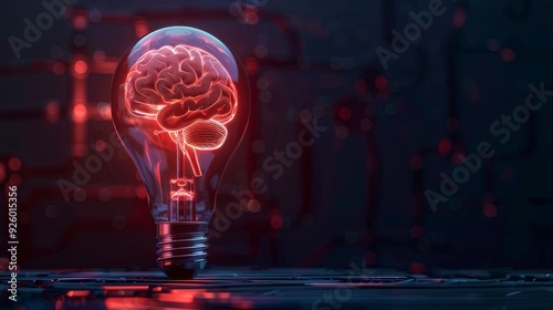 Wallpaper Mural The picture might depict a light bulb burning in dim light. It represents ideas, imagination, and success. Torontodigital.ca