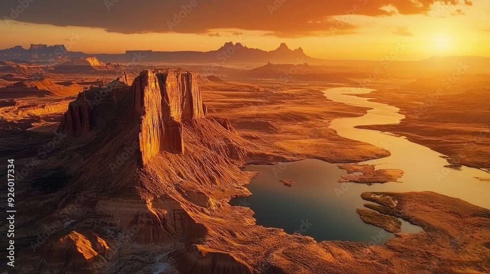 Fototapeta premium Breathtaking Landscapes: Stunning Views of Nature’s Beauty