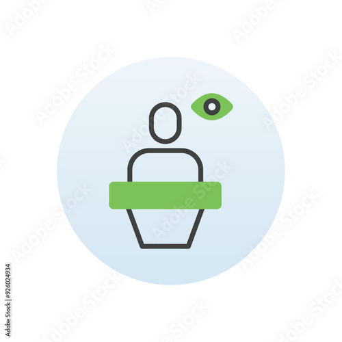 Witness vector icon