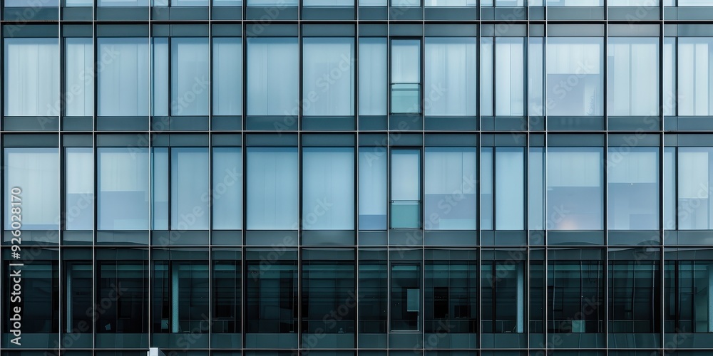 Close-up view of a modern glass and steel facade showcasing contemporary architectural design Close-up view of a modern glass and steel facade showcasing contemporary architectural design