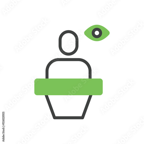 Witness vector icon