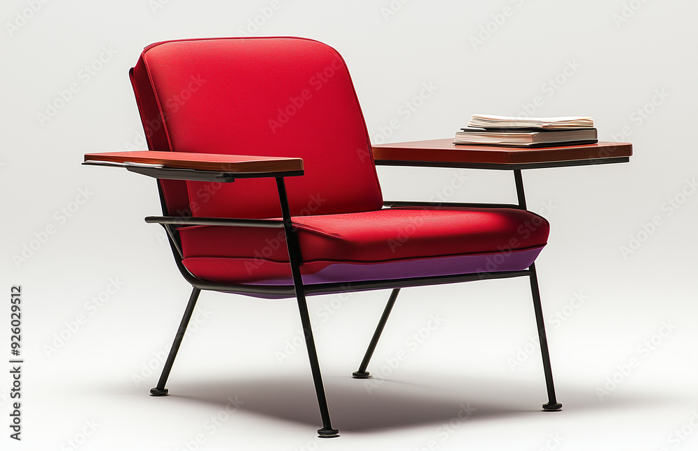 Classical Modern Single Sofa Chair with Arms Premium Executive Boss Office Chair for Ergonomic Leadership Comfort Against White Background Classical Modern Single Sofa Chair with Arms Premium Executive Boss Office Chair for Ergonomic Leadership Comfort Against White Background