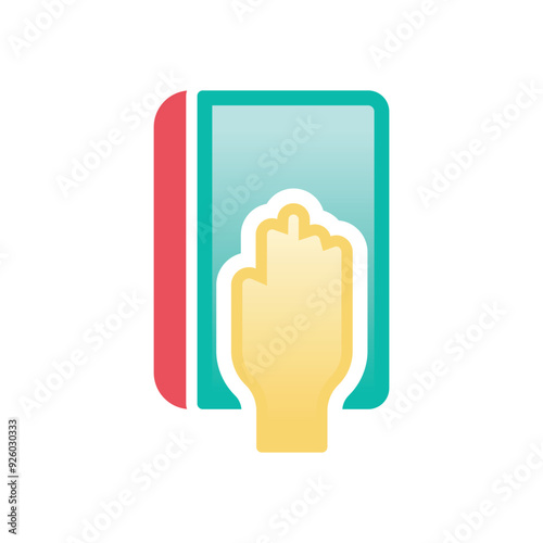 Book Oath vector icon