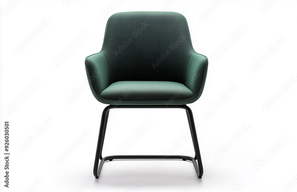 Classical Modern Single Sofa Chair with Arms Premium Executive Boss Office Chair for Ergonomic Leadership Comfort Against White Background Classical Modern Single Sofa Chair with Arms Premium Executive Boss Office Chair for Ergonomic Leadership Comfort Against White Background