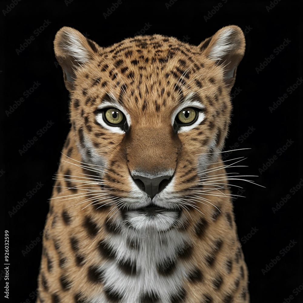Obraz premium Leopard portrait