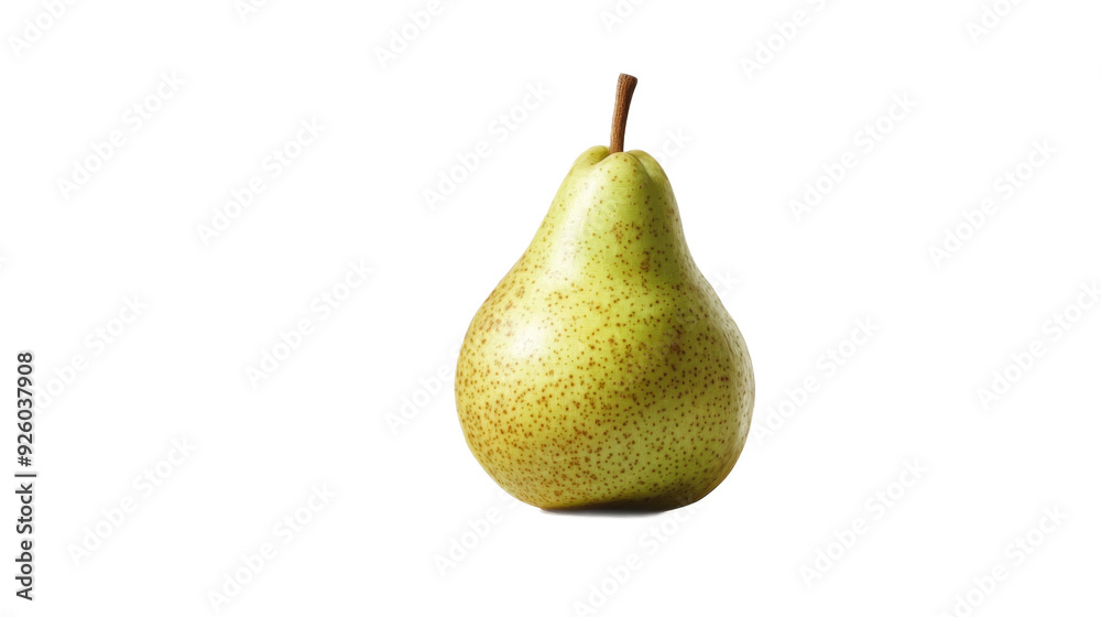 Single Ripe Green Pear Single Ripe Green Pear