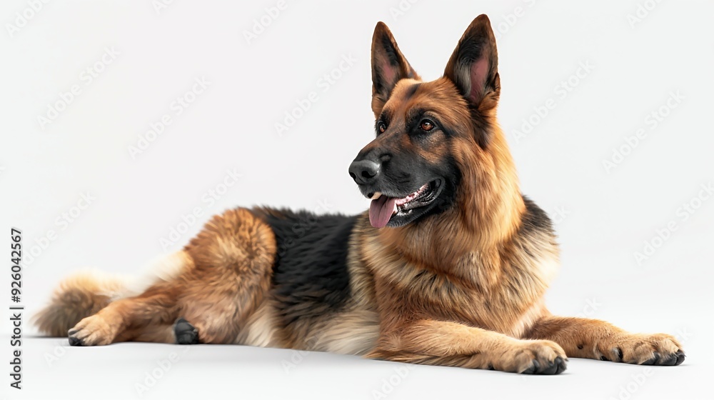 Full body dog isolated on white background Full body dog isolated on white background