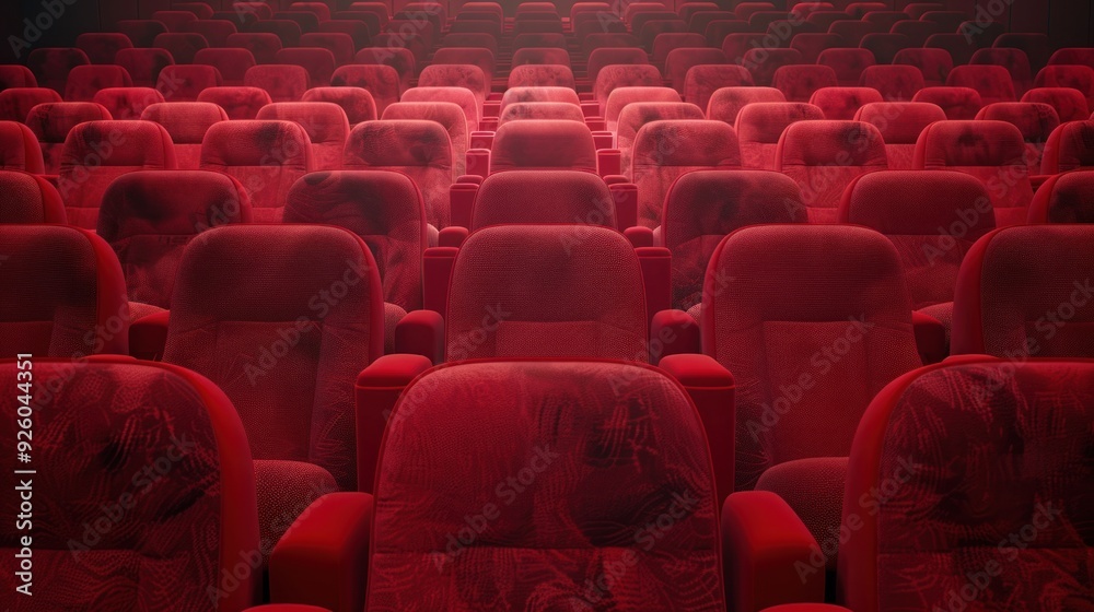 Fototapeta premium Empty Movie Theater Seats