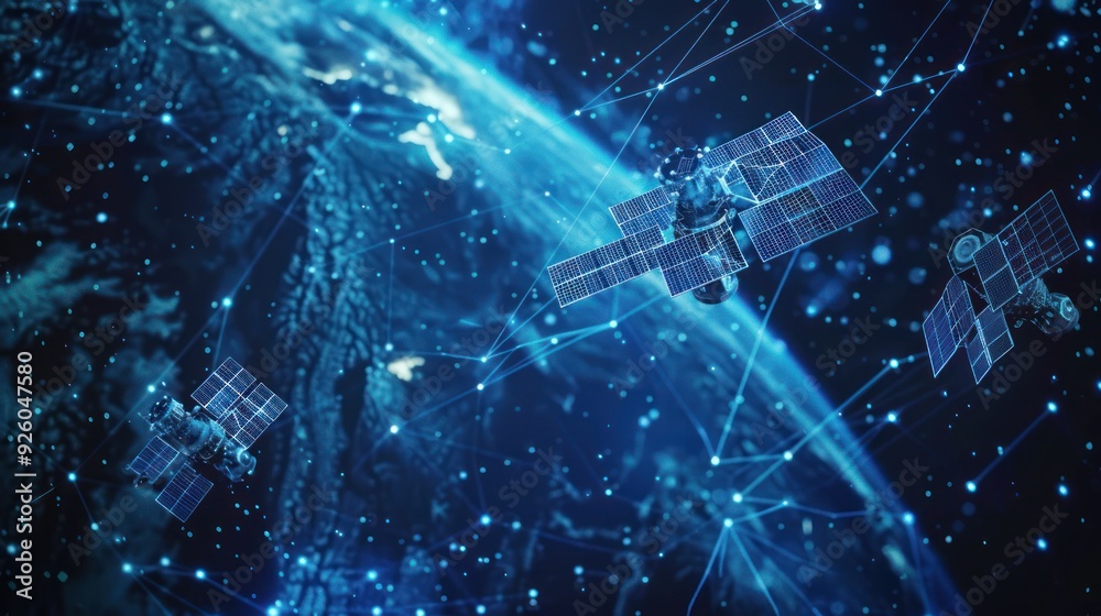 Satellites Orbiting Earth