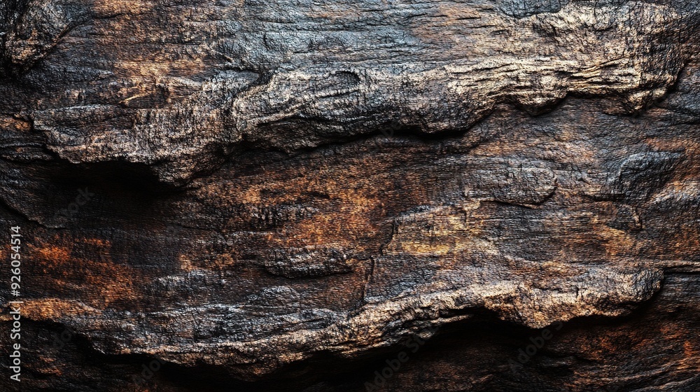Dark Rustic Rock Texture: A close-up shot of a dark, textured rock surface, showcasing intricate patterns and natural beauty. Dark Rustic Rock Texture: A close-up shot of a dark, textured rock surface, showcasing intricate patterns and natural beauty.
