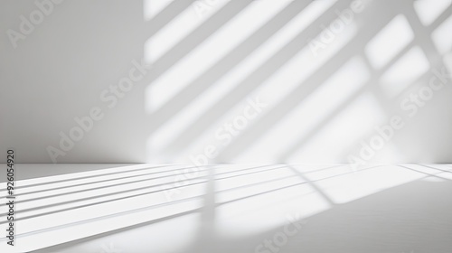 A clean, white background with soft shadows, ideal for minimalist and modern designs