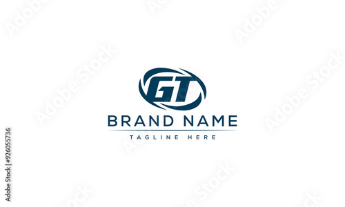 Logo design letter GT . Elegant modern. Vector template.