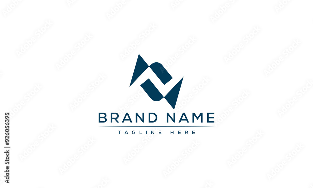 Logo design letter N . Elegant modern. Vector template. Logo design letter N . Elegant modern. Vector template.
