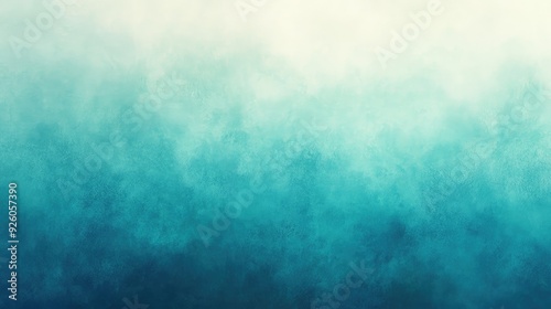 A gradient background transitioning from teal to turquoise, creating a fresh and modern look