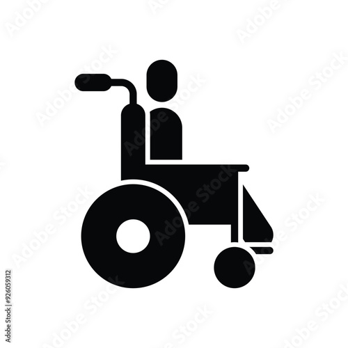  Disabled People Help vector icon