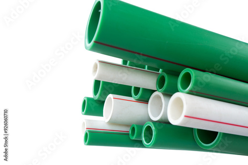 Green Power PVC Pipes Ready for Action, Precision Engineering High Quality Green PVC Pipes