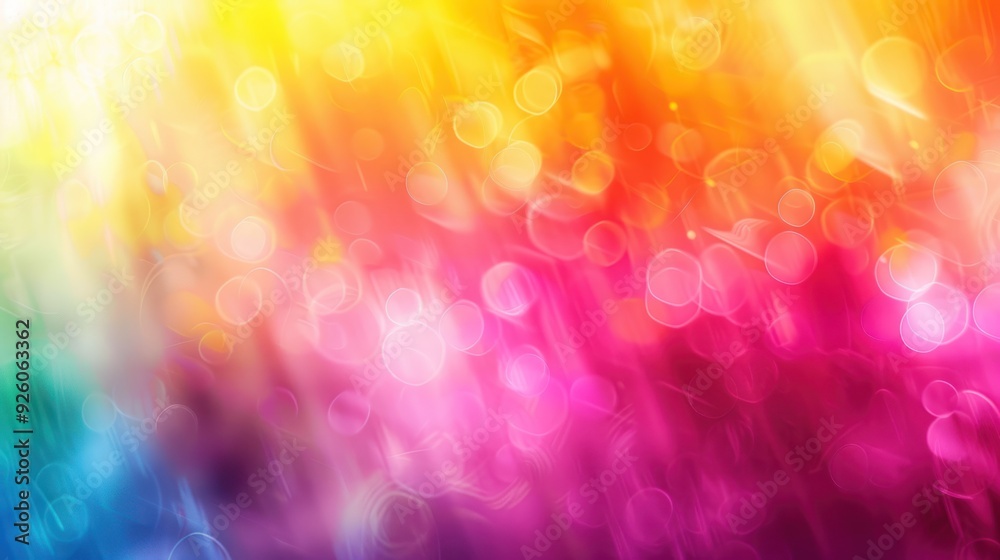 Abstract Colorful Bokeh Background Abstract Colorful Bokeh Background