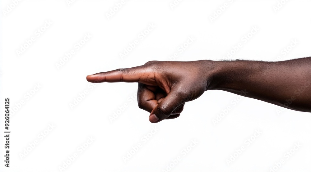Hand Pointing Forward to Indicate Direction or Attention Hand Pointing Forward to Indicate Direction or Attention