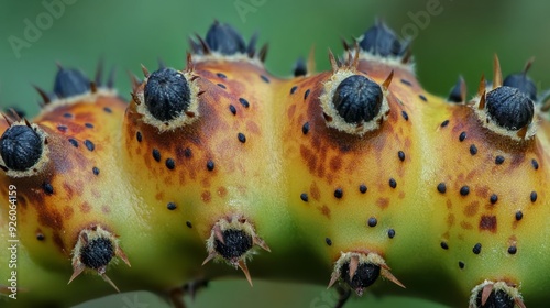 Seeds of the Peruvian Apple Cactus Fruit. photo