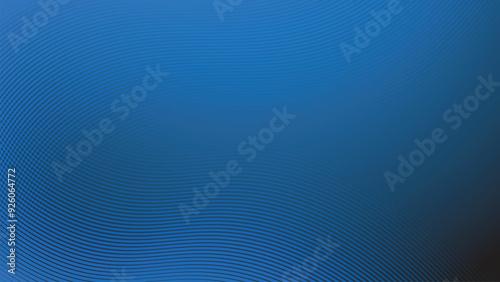 Blue gradient background with stripes curve line for backdrop or presentation