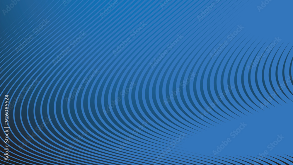 Blue gradient background with stripes curve line for backdrop or presentation Blue gradient background with stripes curve line for backdrop or presentation