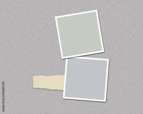 Collage photo effect psd smart object