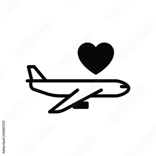 Honeymoon vector icon