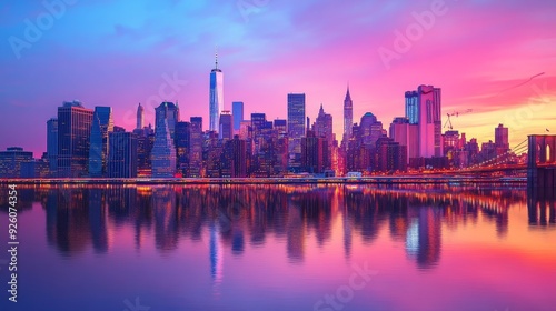 New York City Skyline at