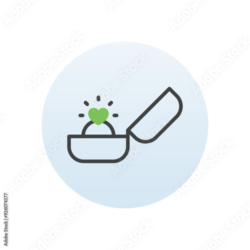 Engagement vector icon