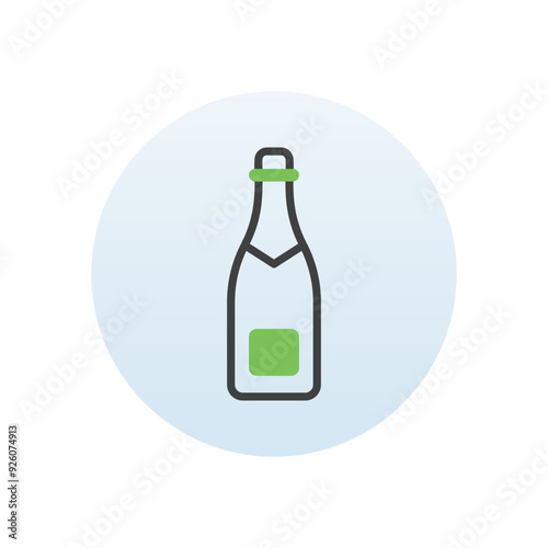 Champagne vector icon