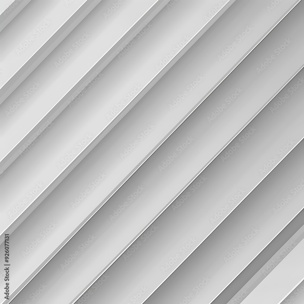 Fototapeta premium A clean, light background with a subtle, diagonal stripe pattern in soft gray, adding a touch of texture and depth. 8k UHD, suitable for high-quality printing or digital display. 