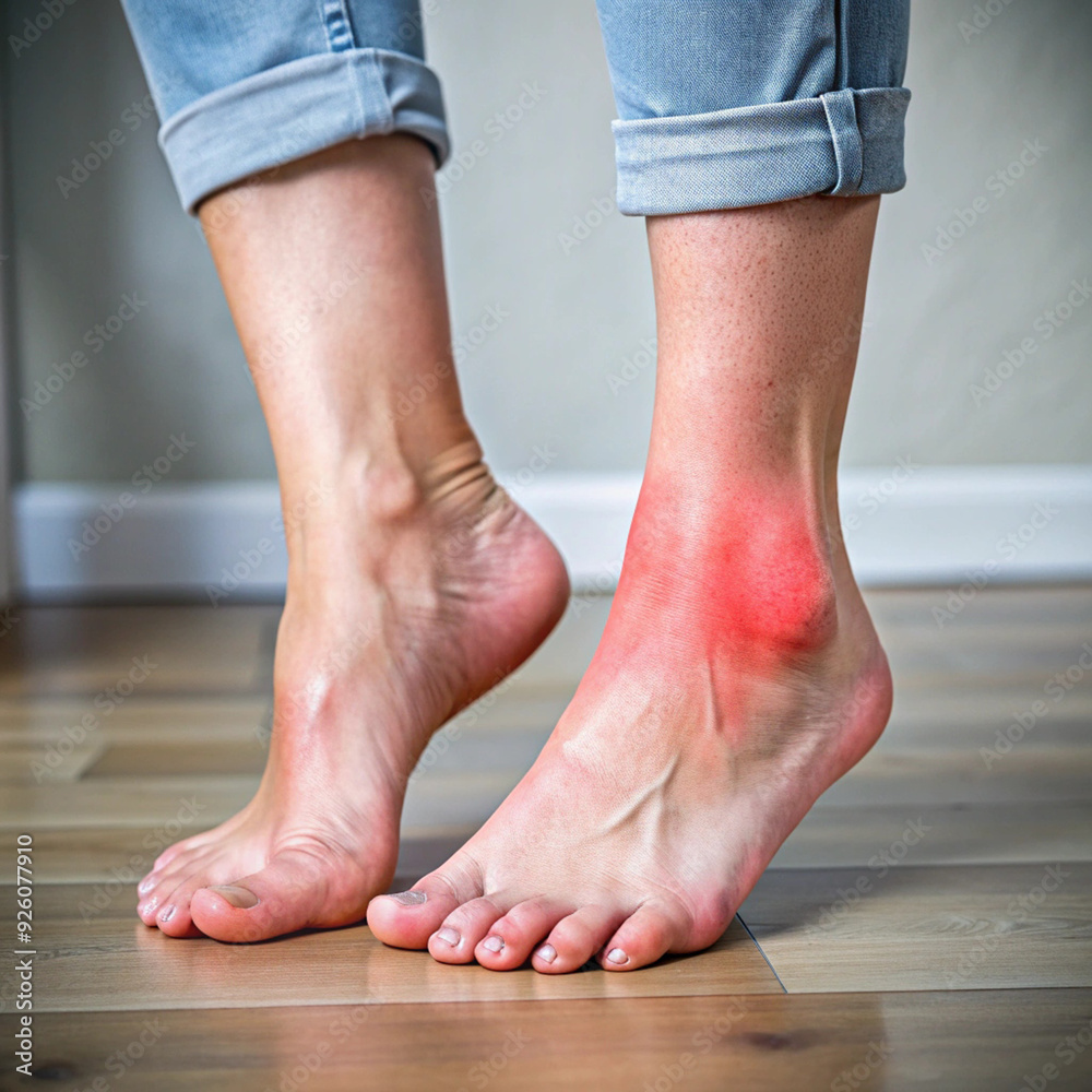 Female swollen ankles pictures