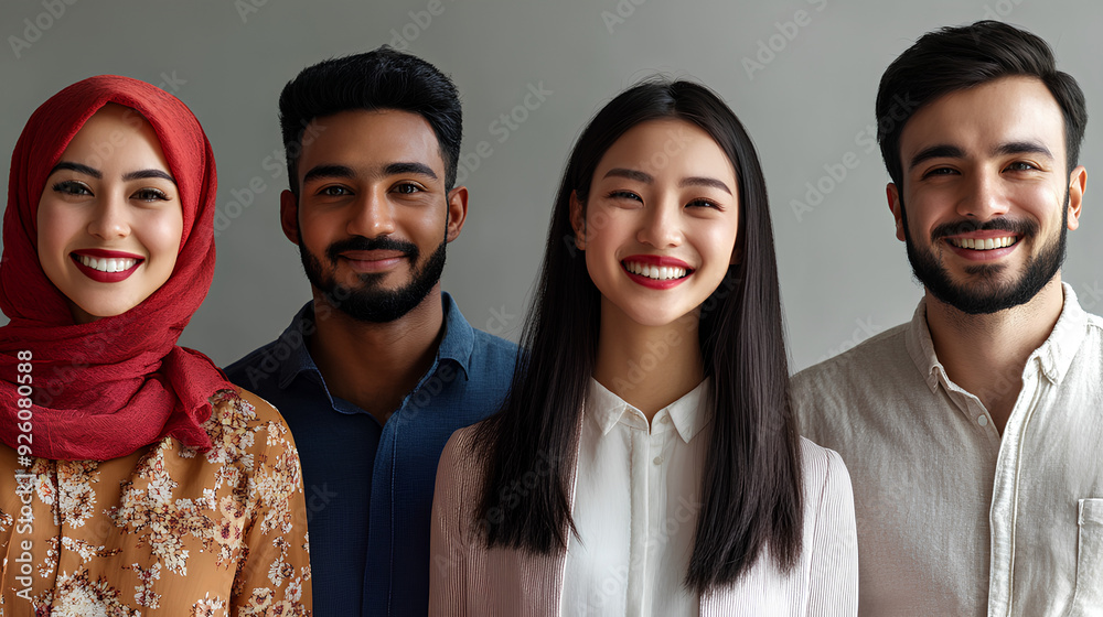 Diverse racial and cultural group of people in the workforce, concept of inclusion, and benefit from a wide range of talent pool Diverse racial and cultural group of people in the workforce, concept of inclusion, and benefit from a wide range of talent pool