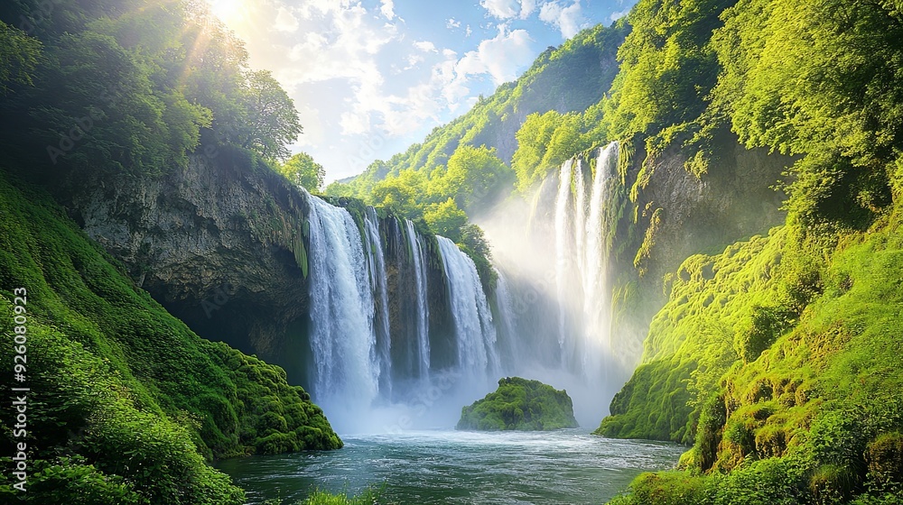 Majestic Beauty. Nature's Power and Splendor concept Majestic Beauty. Nature's Power and Splendor concept