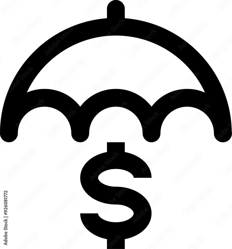 insurance line icon insurance line icon